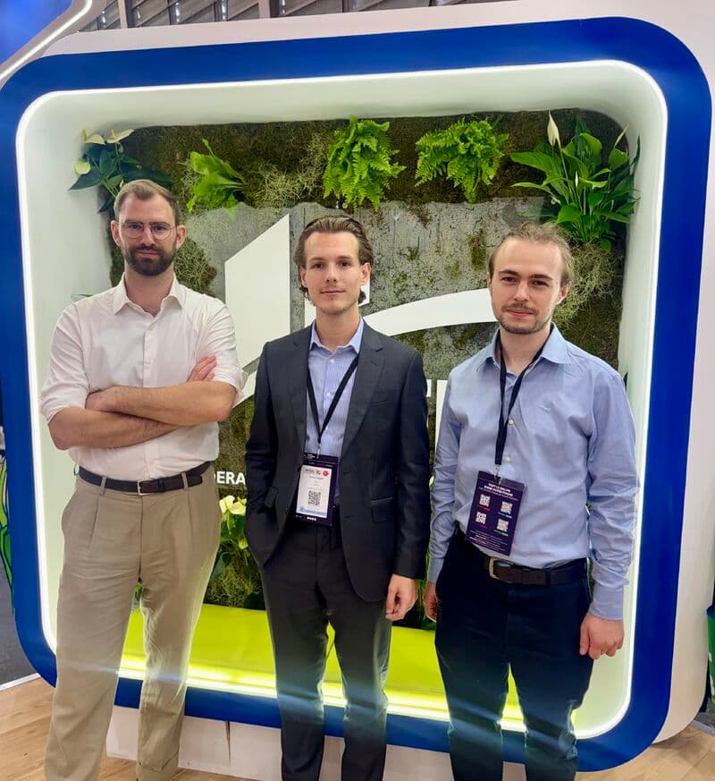 Avec Thomas Vilmin, de la FFB Grand Paris Île-de-France, à Batimat.